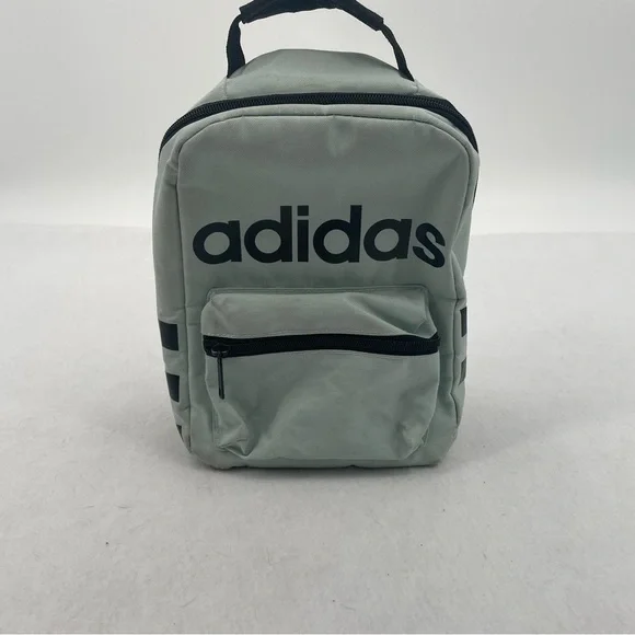 ADIDAS Mint Green/Black Logo insulated Lunch Bag tote - Picture 5 of 11